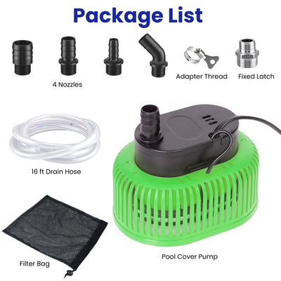 itoolmax pool cover pump package list