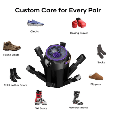itoolmax portable boot and shoe dryer for your every pair