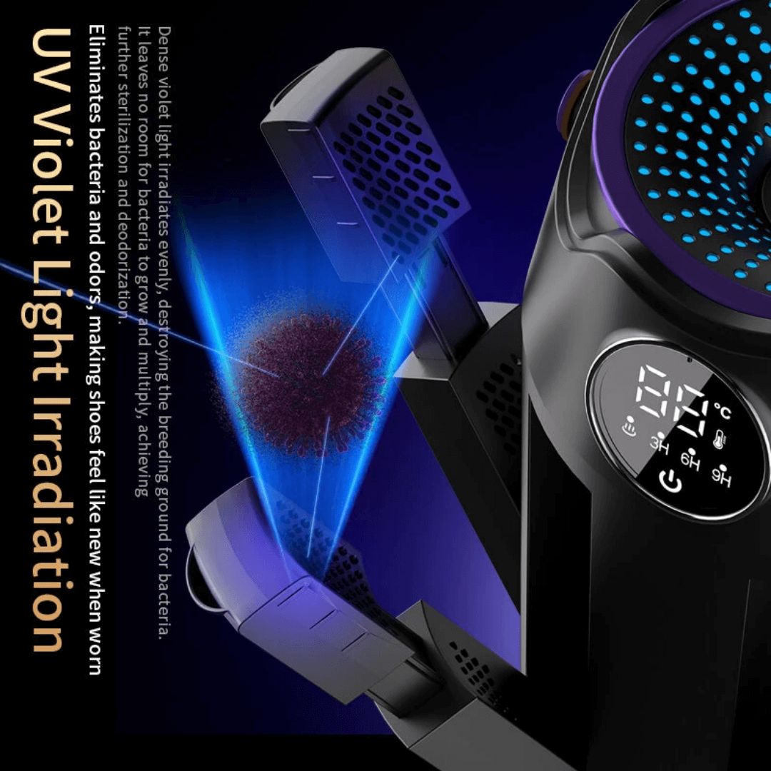 itoolmax portable boot and shoe dry uv