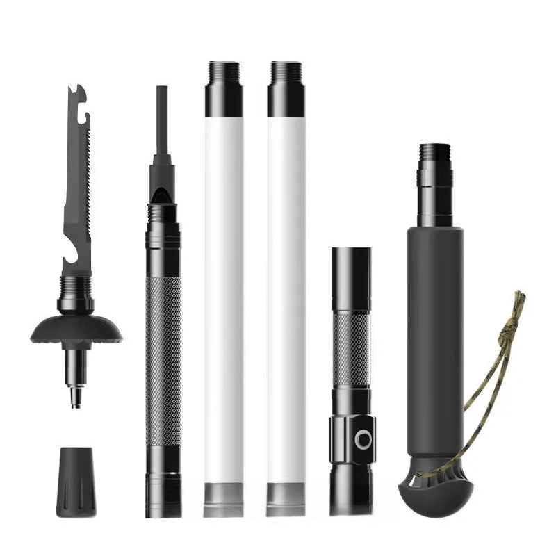 itoolmax portable illuminated hiking stick