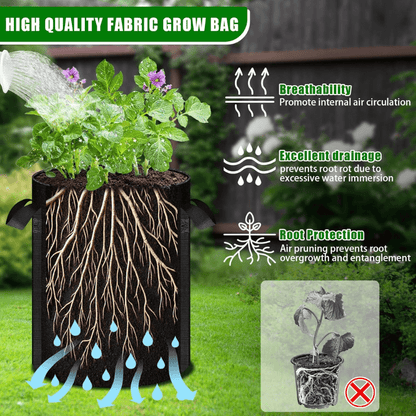 itoolmax potato grow bags breathability
