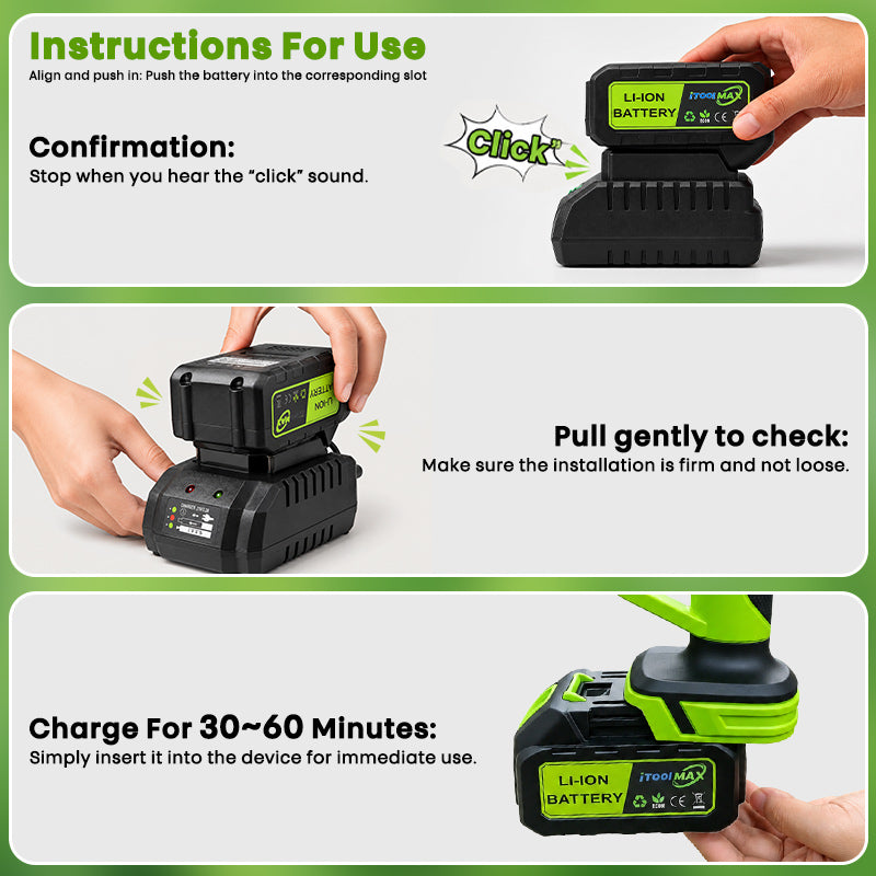 iToolMax Universal Rechargeable Lithium Battery How To Use