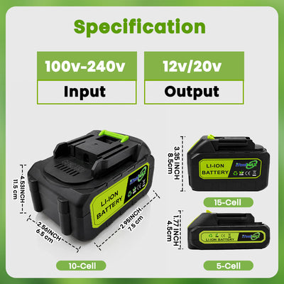 iToolMax Universal Rechargeable Lithium Battery Specification