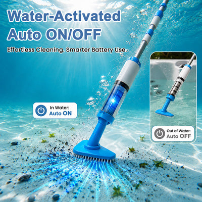 itoolmax rechargeable pool vacuum cleaner auto water activates