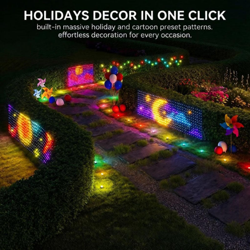 itoolmax rgbic outdoor led net lights product for holidays decor