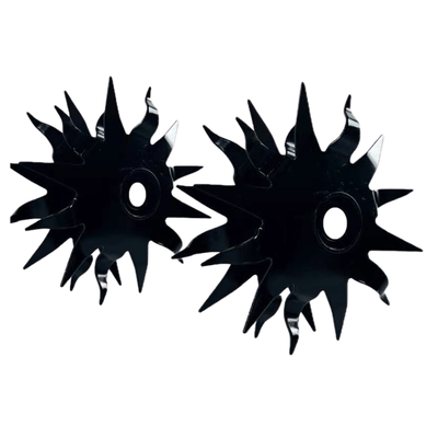 itoolmax spiked tiller replacement blades set 