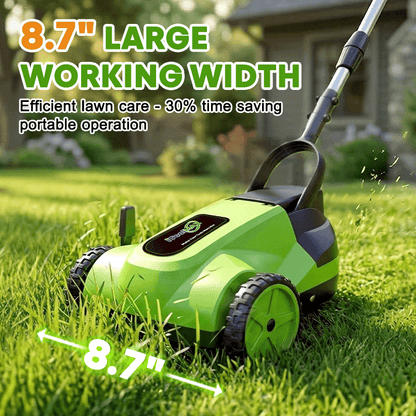 itoolmax small electric lawn mower large working width