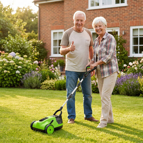 itoolmax small electric lawn mower review