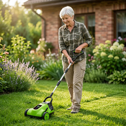 itoolmax small electric lawn mower review