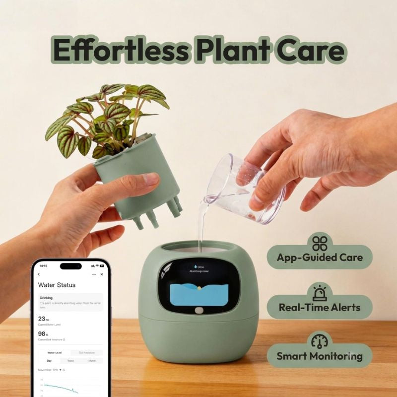itoolmax smart plant pot with app remote control effortless plant care