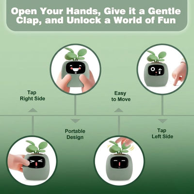 itoolmax smart plant pot with app remote control gesture interaction