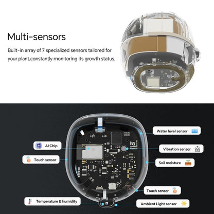 itoolmax smart plant pot with app remote control multi sensors