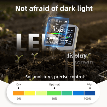 itoolmax soil moisture meter led display