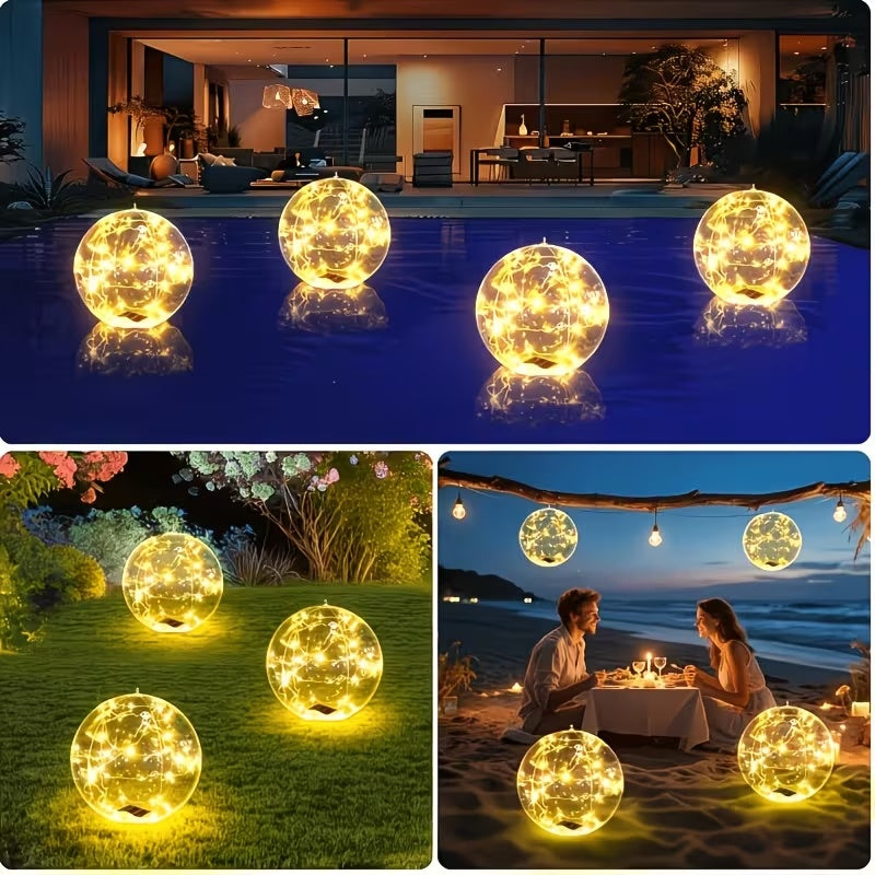 itoolmax solar floating pool lights 7 color rgb fit every occasion