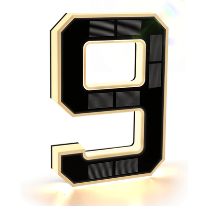 itoolmax solar lighted house numbers 9