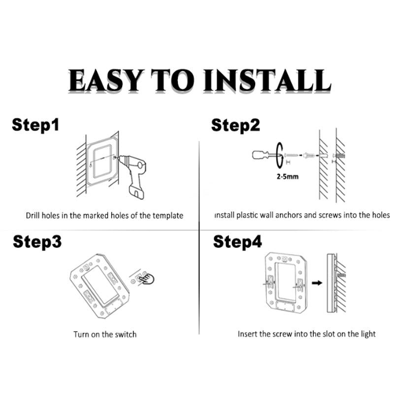 itoolmax solar lighted number house easy to install