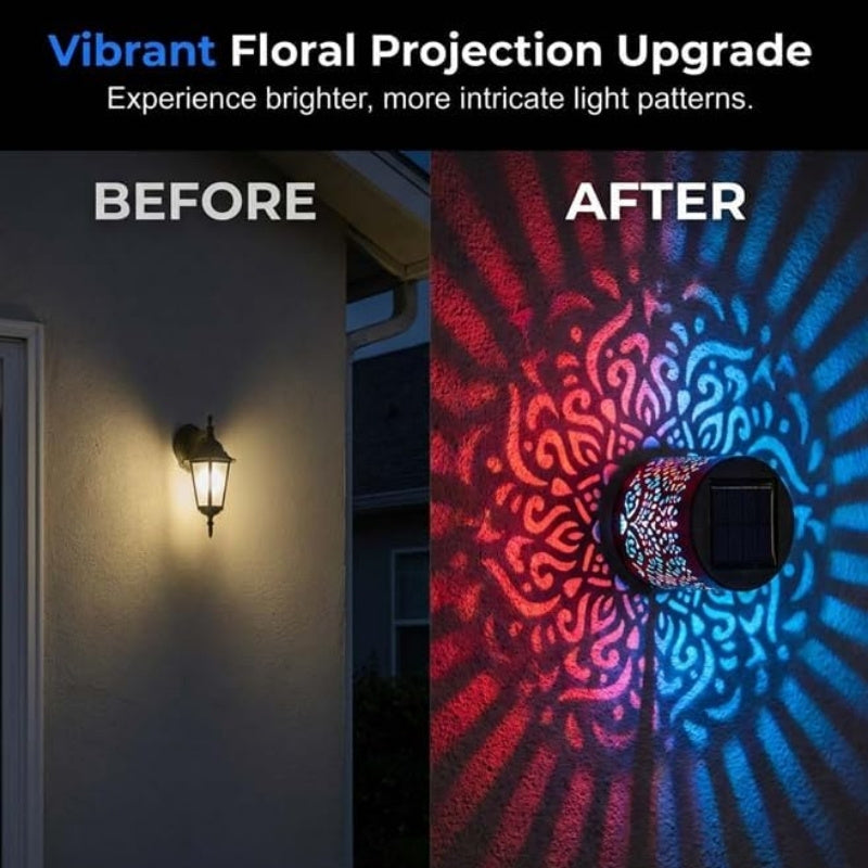 itoolmax solar mandala projector wall light upgrade