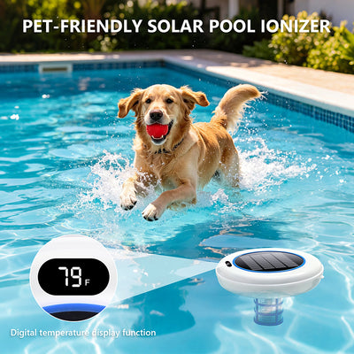 itoolmax solar poered pool ionizer pet-friendly