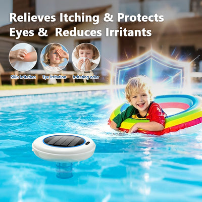 itoolmax solar poered pool ionizer reduce irritants
