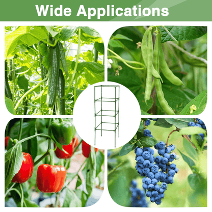itoolmax square tomato plant cage wide application