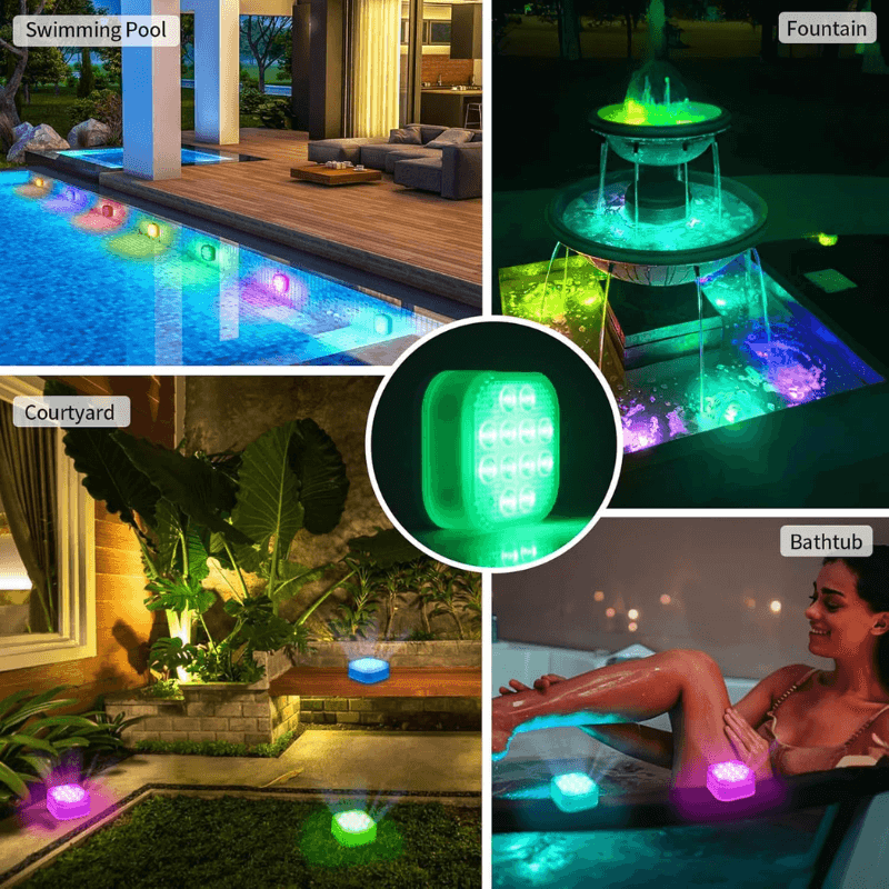 itoolmax submersible led pool lights for swimming pool