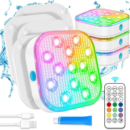 itoolmax submersible led pool lights outdoor 4 pack