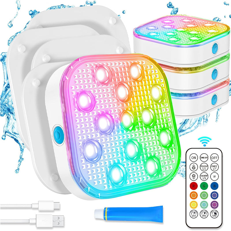 itoolmax submersible led pool lights outdoor 4 pack