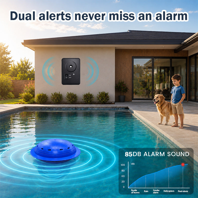 itoolmax swimming pool alarm dual alerts
