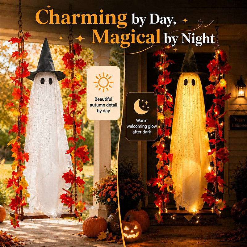 itoolmax swinging ghost halloween decor charming by day