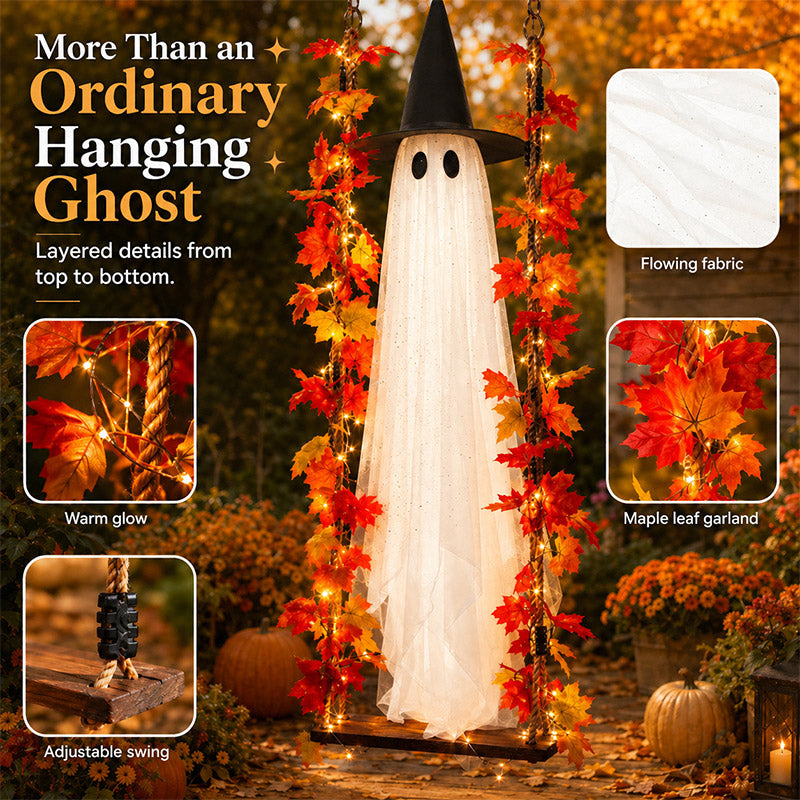 itoolmax swinging ghost halloween decor details