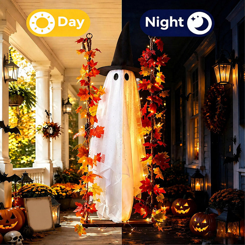 itoolmax swinging ghost halloween decor light up