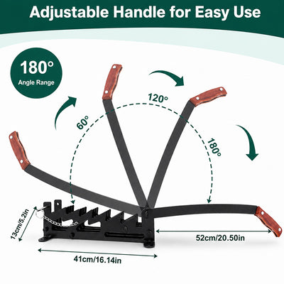 itoolmax wall mounted firewood kindling splitter