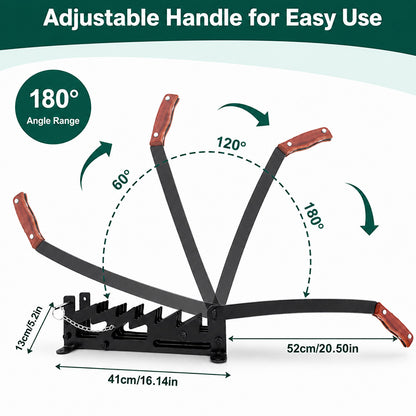 itoolmax wall mounted firewood kindling splitter