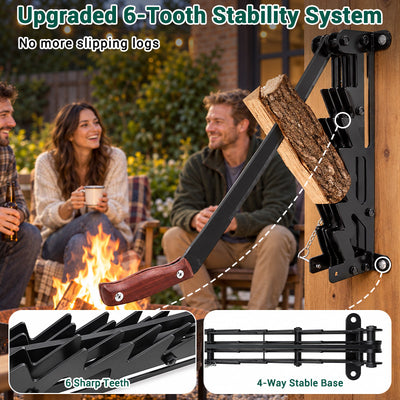 itoolmax wall mounted firewood no more slipping logs