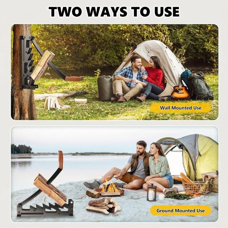 itoolmax wall mounted firewood two ways to use