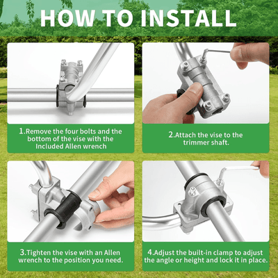 itoolmax weed eater handle installation