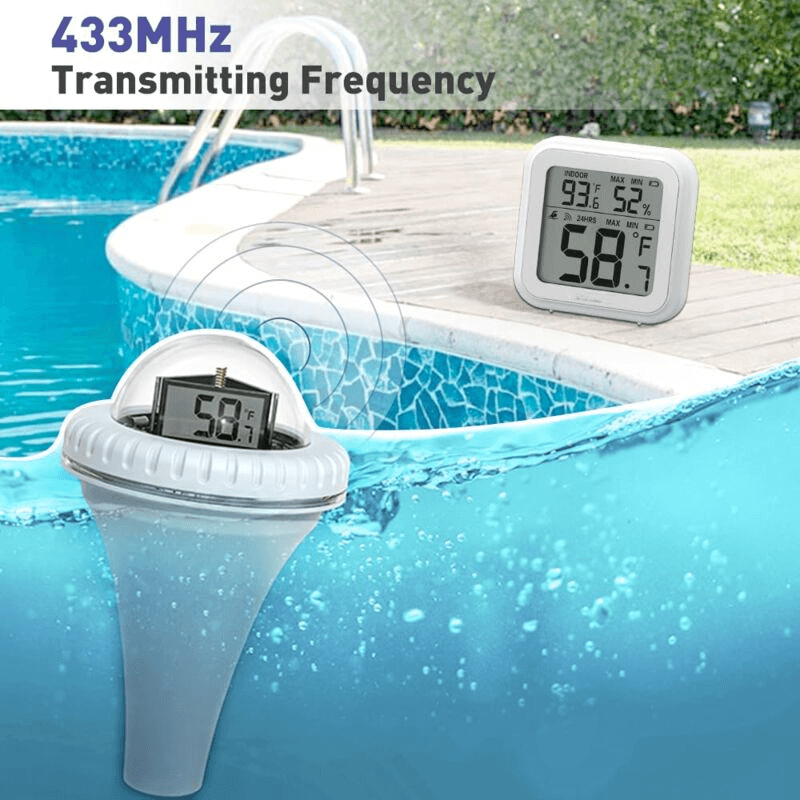 itoolmax pool water thermometer 433Mhz transmitting