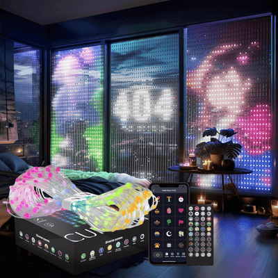 iToolMax DIY Smart LED Curtain Sync Lights