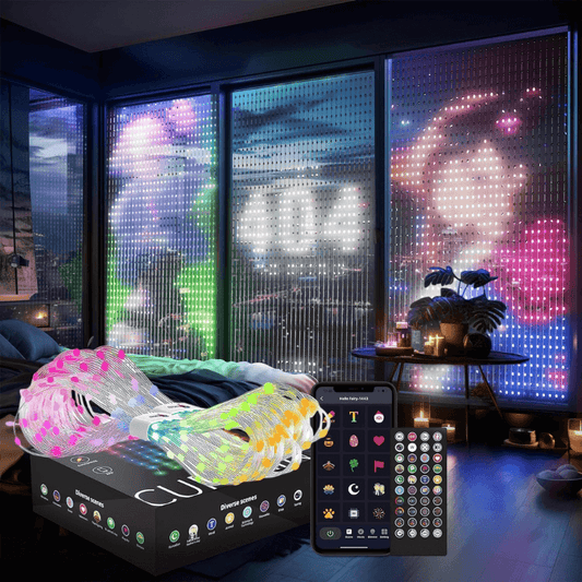 iToolMax DIY Smart LED Curtain Sync Lights