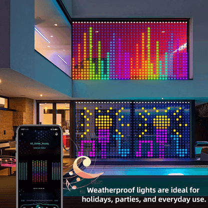 iToolMax DIY Smart LED Curtain Sync Lights