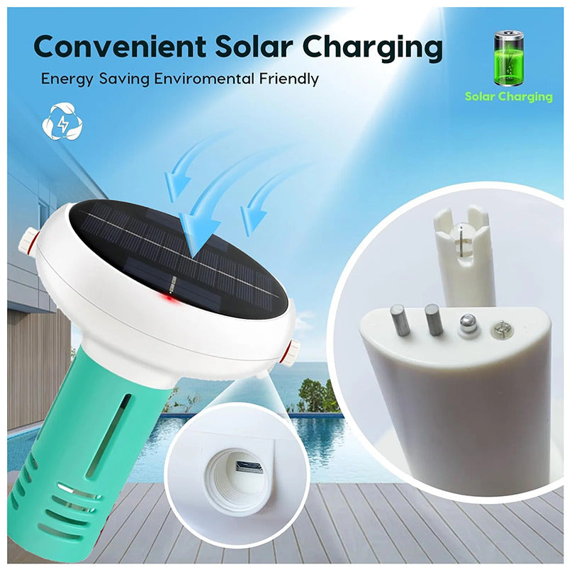 Solar chargingand USB charging, save energy