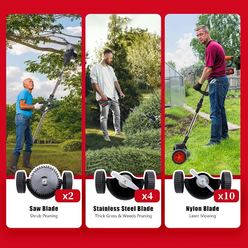 itoolmax grass trimmer wacking edger