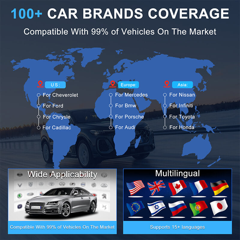 obd2 wireless scanner car diagnostic tool converage car brand itoolmax