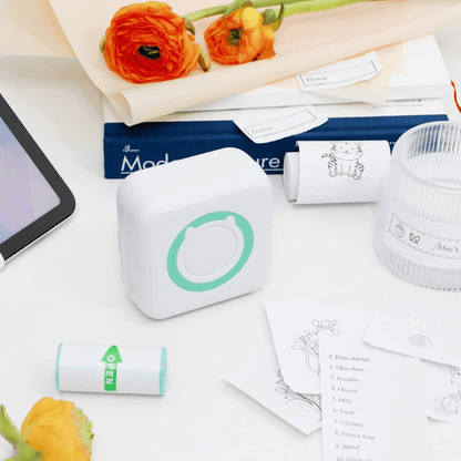 portable sticker thermal printer itoolmax