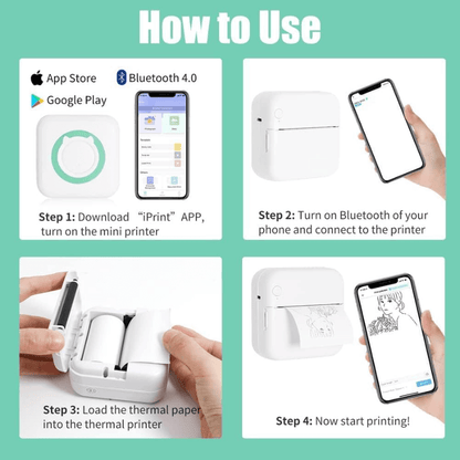 portable thermal printer how to use itoolmax