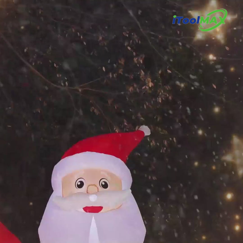 11.8ft Airblown Christmas Inflatable Santa Claus iToolMax