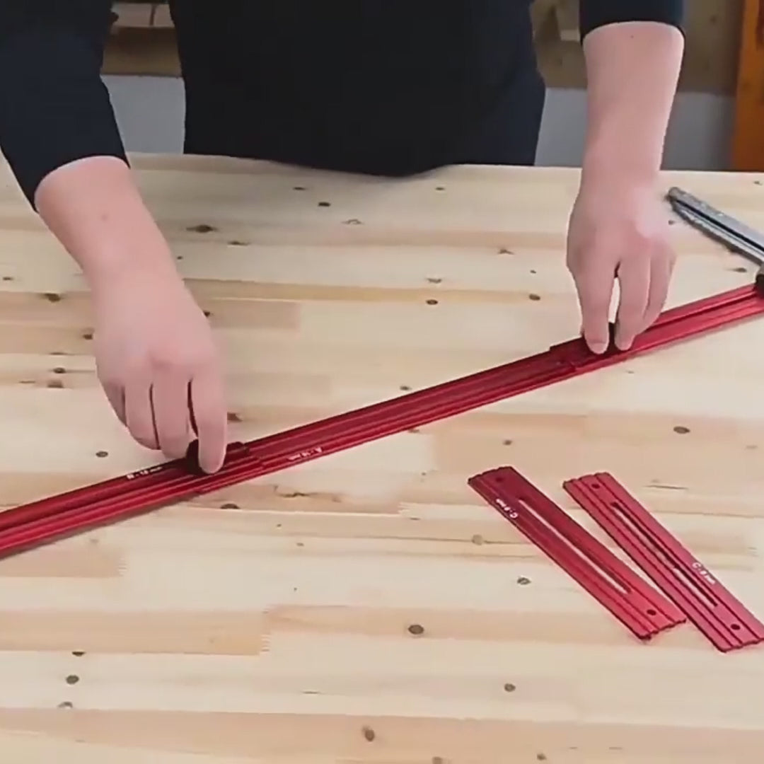 Video laden: iToolMax stair tread template tool with dual scale