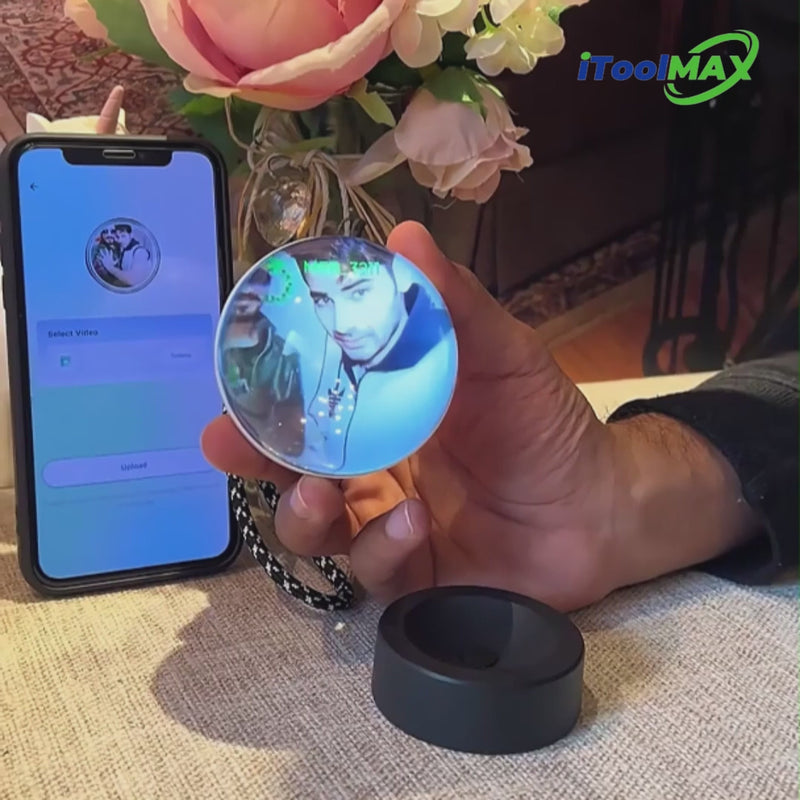 itoolmax 3D crystal ball video & image supports WiFi