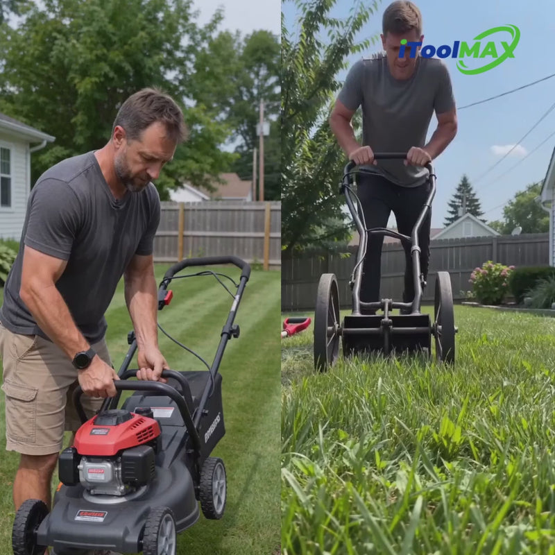 itoolmax 12inch electric weed wacker & weed eater with base reduce your back pain