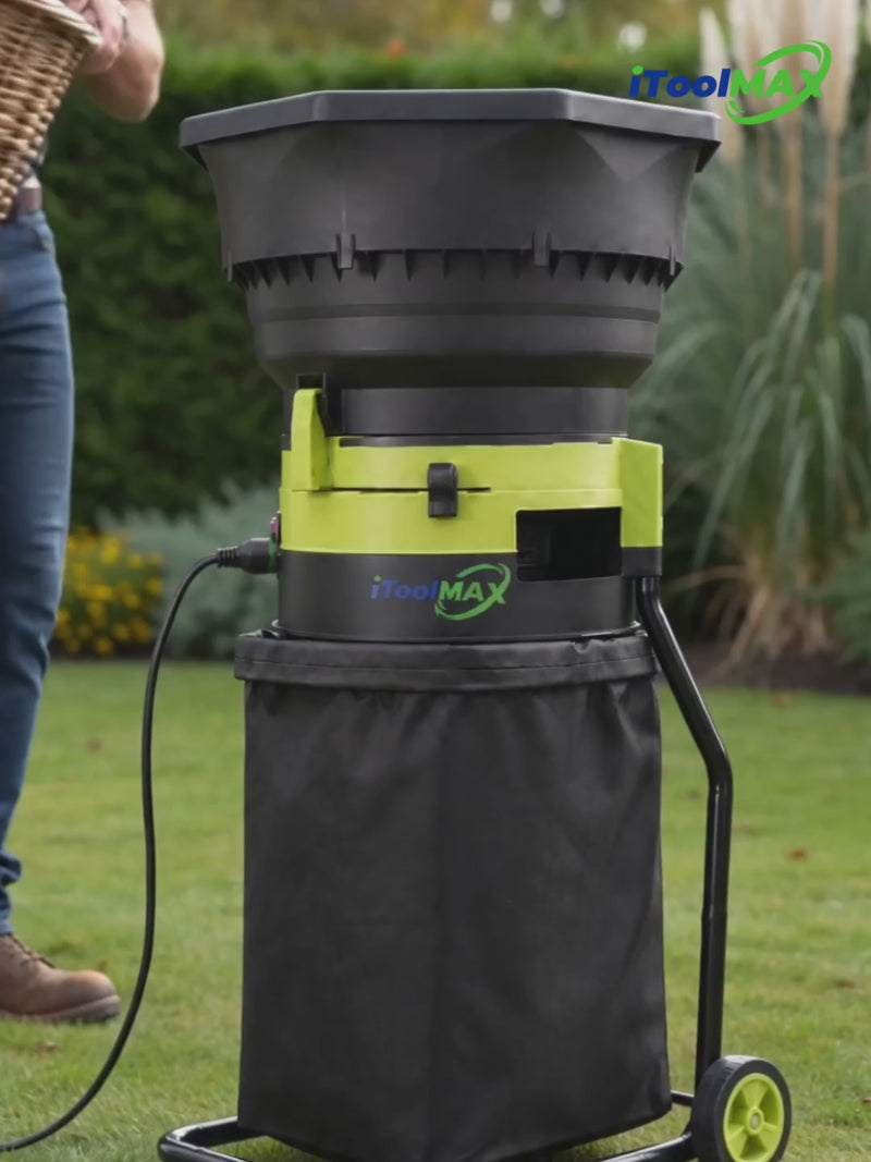 itoolmax leaf mulcher video